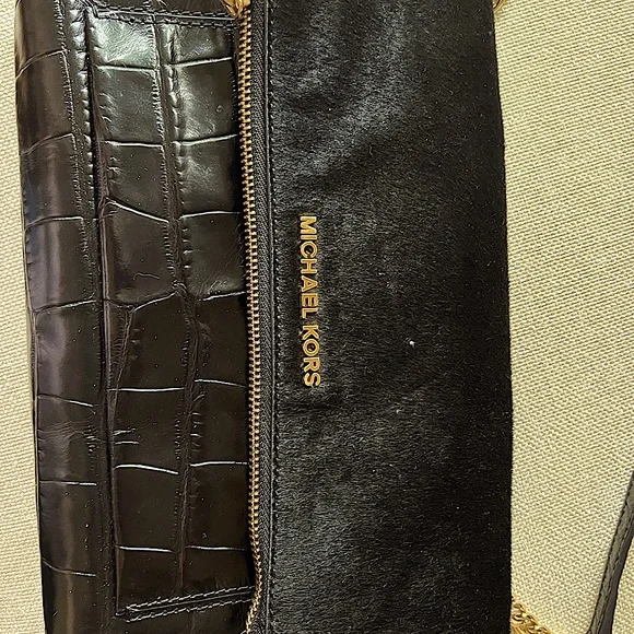 MKors leather/croc embossed handbag - Picture 2 of 5
